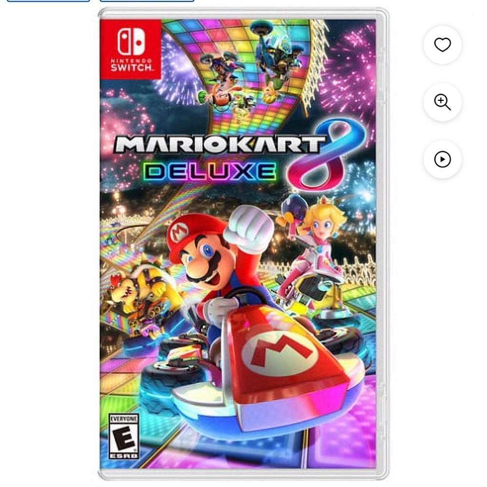 Nintendo switch game, Mario karts 8 deluxe